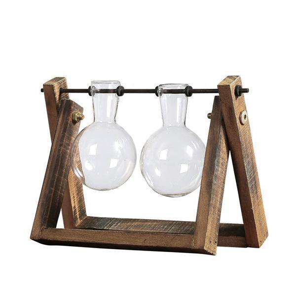 Desktop Vintage Plant Terrarium & Propagation Station