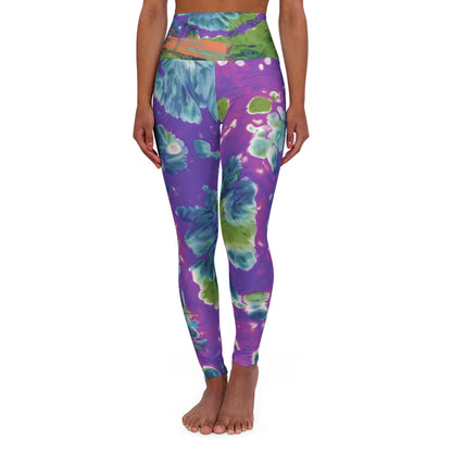 Amaru Khan Floral High Waisted Leggings