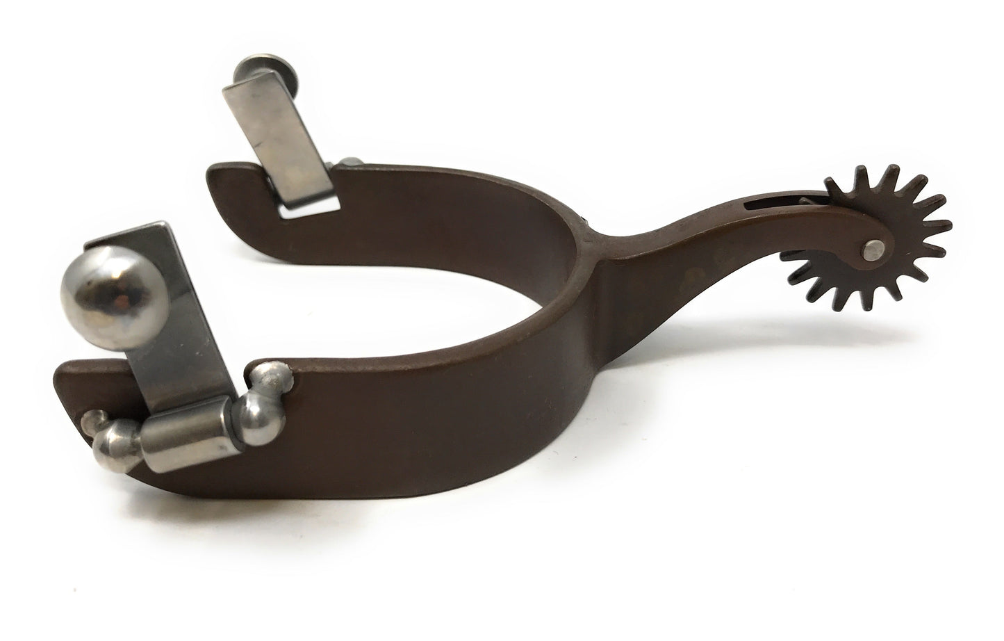 AJ Tack Men's Western Engraved Rock Grinder Spurs