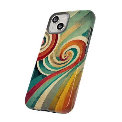 Colorful Swirl Tough Phone Case