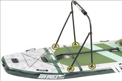 FS1210 FishSUP™ Inflatable Fishing Stand-Up Paddleboard - Watersnake Motor Package