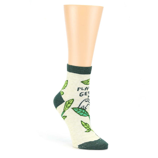 Plants Get Me Socks - Novelty Ankle Socks for Women