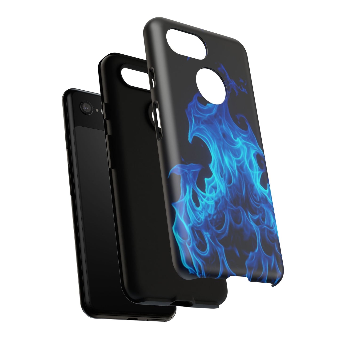 Blue Flames Tough  Phone Case