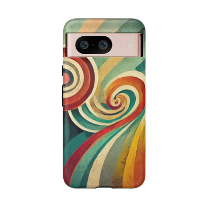 Colorful Swirl Tough Phone Case