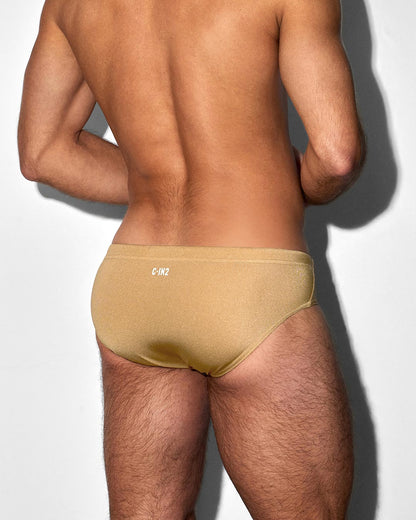Swim Brief Solid Champagne Nude