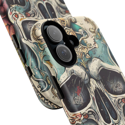 Abstract Skull Tough Phone Case