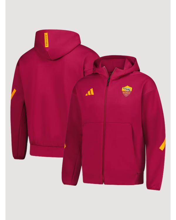 AS Roma Adidas 2025/26 Anthem Red Jacket