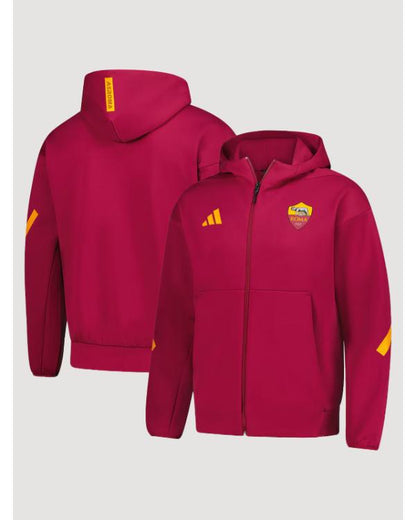AS Roma Adidas 2025/26 Anthem Red Jacket