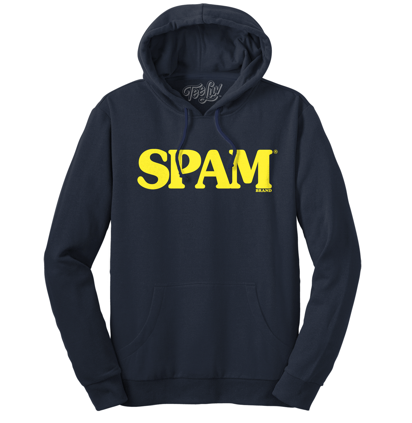 SPAM Logo Hooded Sweatshirt - Navy Blue