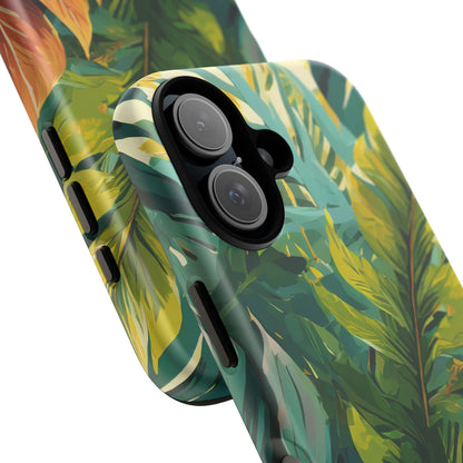 Tropical Leaf Tough Phone Case