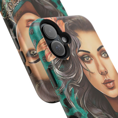 Vibrant Beauty Magnetic Tough Phone Case