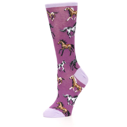 Joy Horseback Ride Socks - Women's Novelty Socks