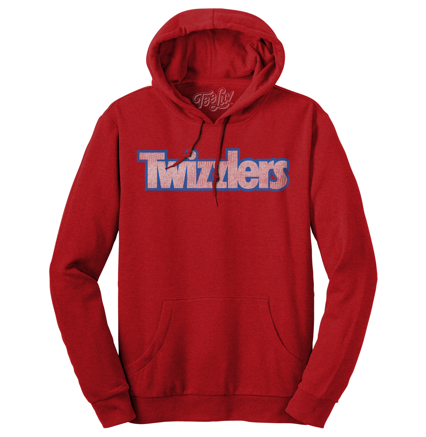 Faded Twizzlers Candy Logo Hooded Sweatshirt - Red