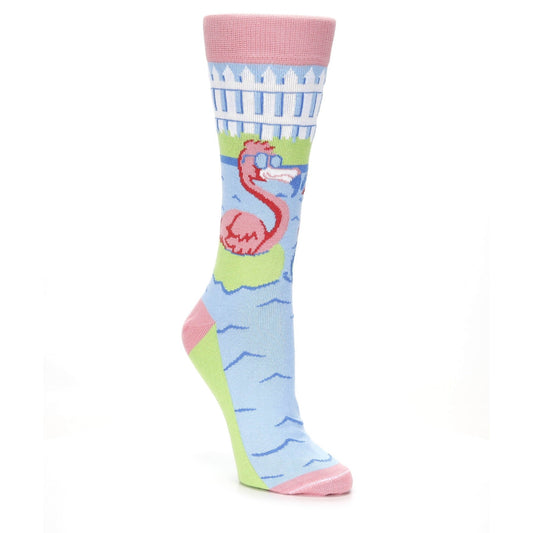 Flamingle Flamingo Socks - USA Made - Women's Novelty Socks