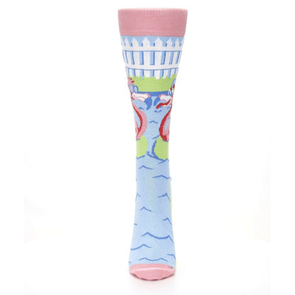 Flamingle Flamingo Socks - USA Made - Women's Novelty Socks