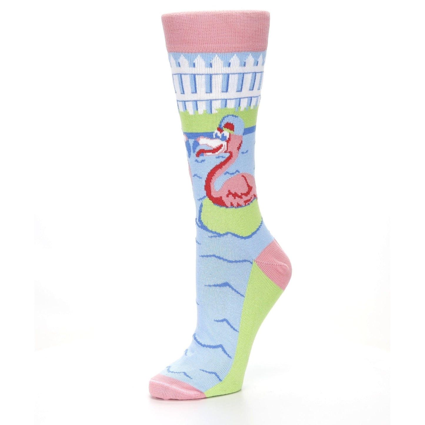 Flamingle Flamingo Socks - USA Made - Women's Novelty Socks