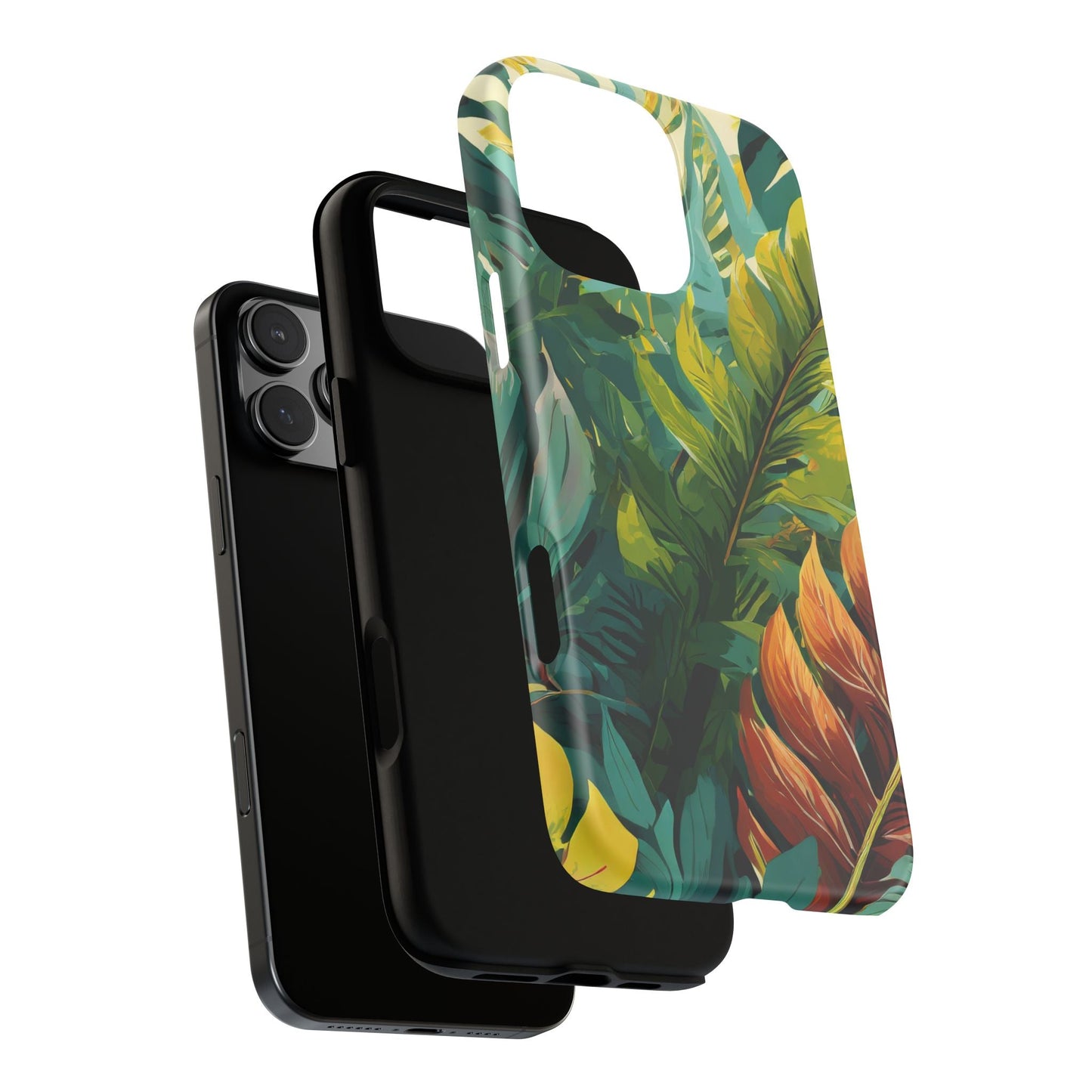 Tropical Leaf Tough Phone Case
