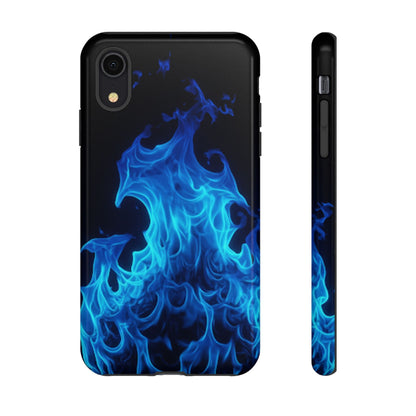 Blue Flames Tough  Phone Case