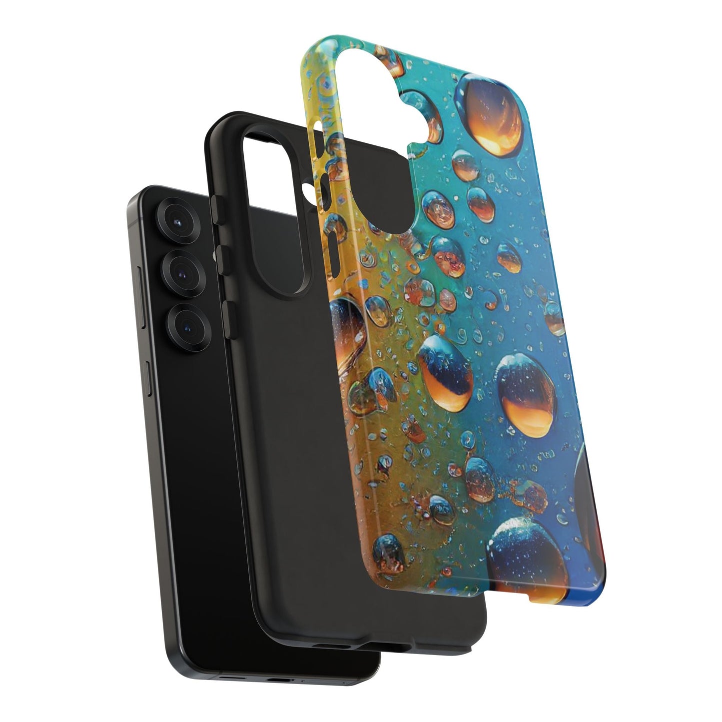 Colorful Water Droplets Tough Phone Case
