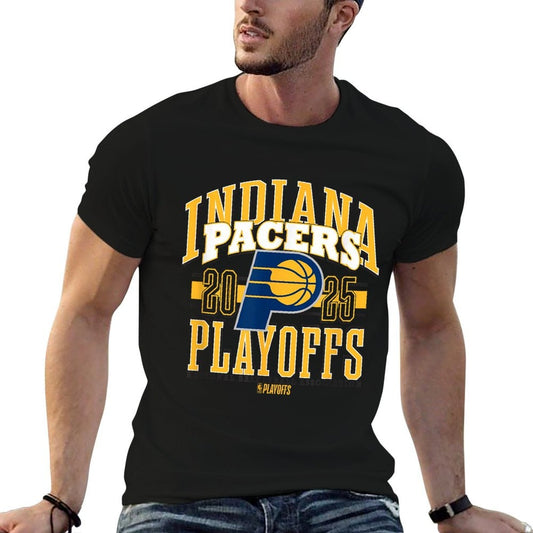 NBA Official Indiana Pacers 2025 Playoffs Showtime  Graphic-printed T-Shirt
