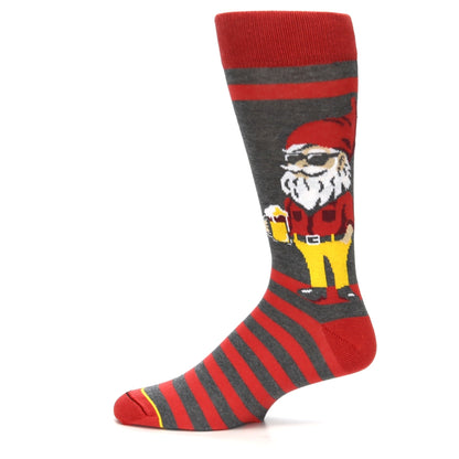 Red Hipster Gnome - USA Made - Men's Dress Socks