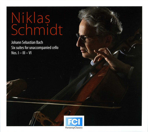 Niklas Schmidt - Suites for Cello 1 3 & 6 Music CD