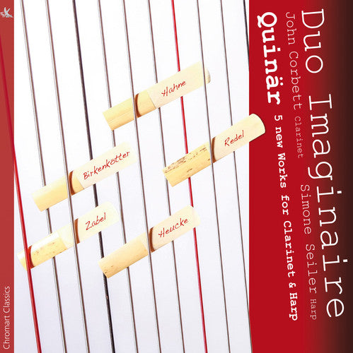 Redel / Duo Imaginaire - Quinar-5 New Works for Clarinet & Harp Music CD