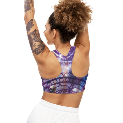 Tye Dye Mandala Deux Double Sided Sports Bra