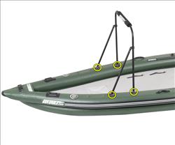 The FSK16 FishSkiff™ Inflatable Fishing Boat - 2 Person Swivel Seat Package
