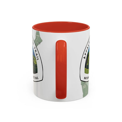 Appalachian National Scenic Trail Accent Coffee Mug 11oz 15oz Blue Black Pink Red