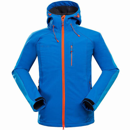 Men's Waterproof Softshell Jacket - Windproof Outdoor Performance
