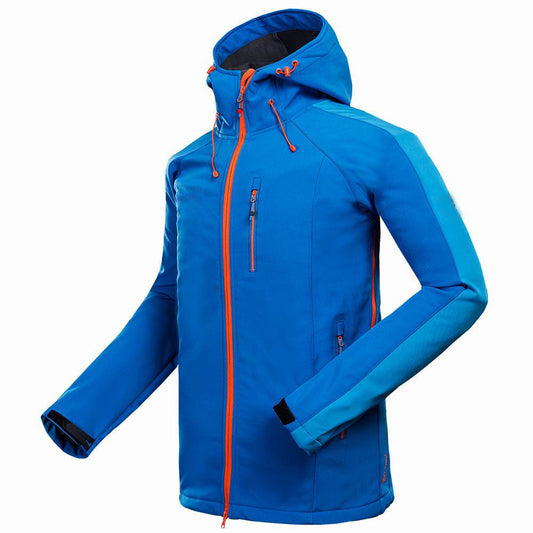 Men's Waterproof Softshell Jacket - Windproof Outdoor Performance