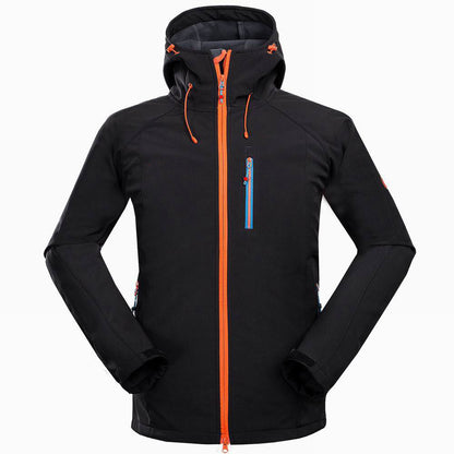 Men's Waterproof Softshell Jacket - Windproof Outdoor Performance
