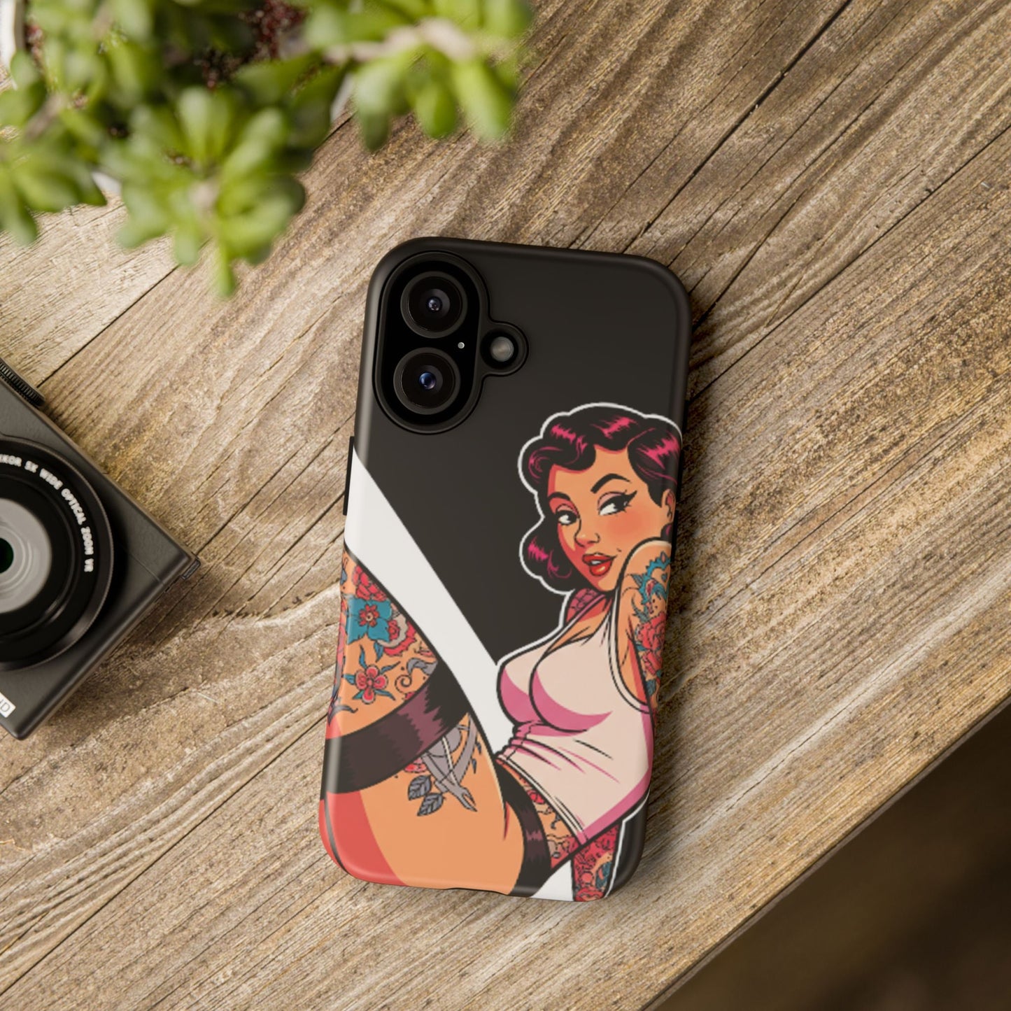 Vintage Tattoo Beauty Tough Phone Case