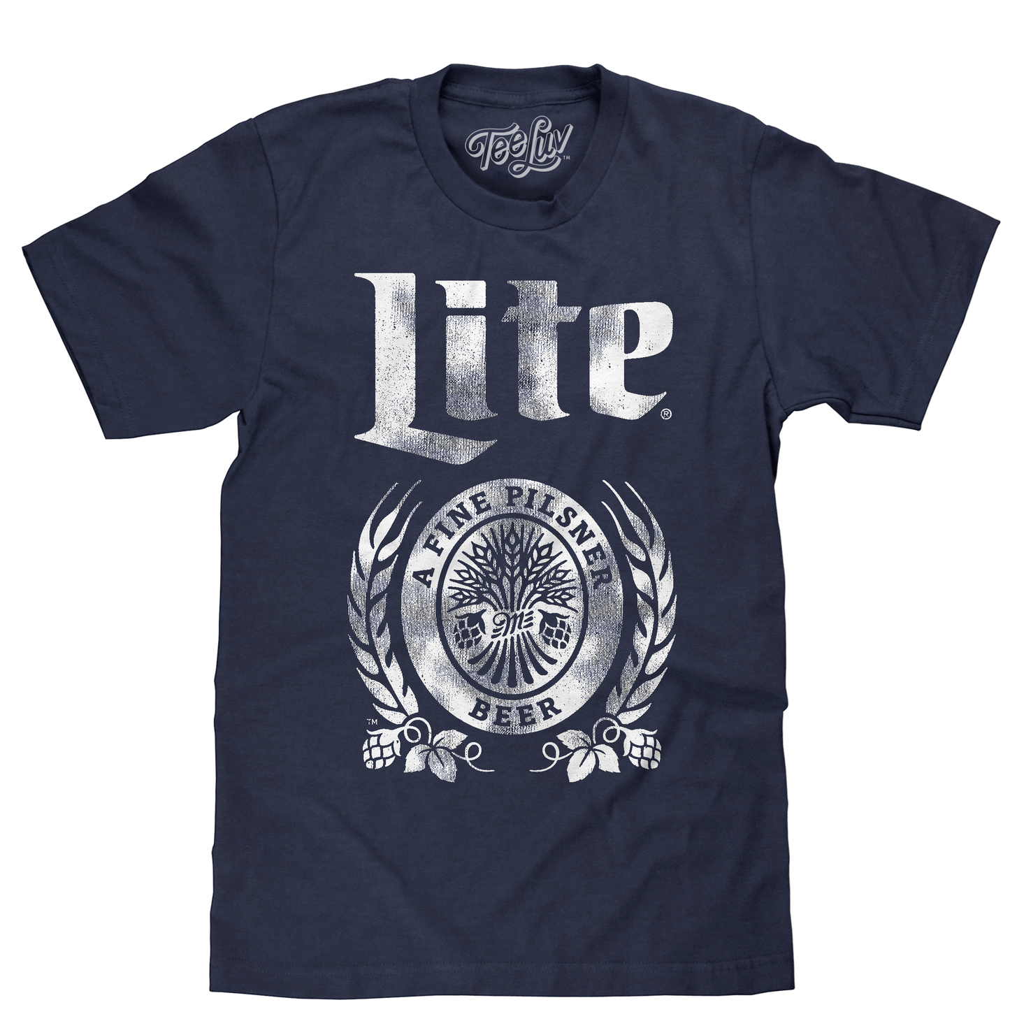 Miller Lite Logo T-Shirt - Navy