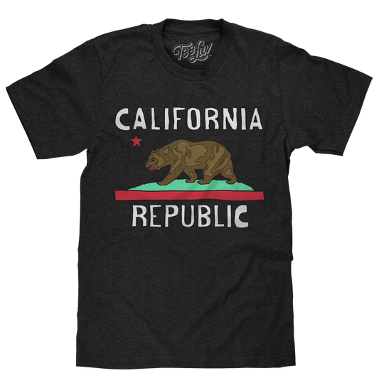 California Republic T-Shirt - Gray
