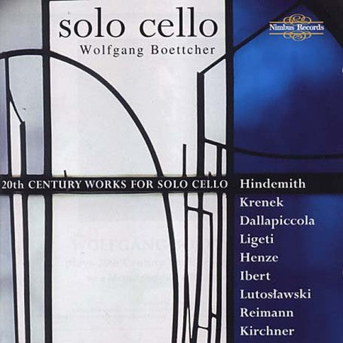 Wofgang Boettcher - 20th Century Works for Solo Cello [CD]