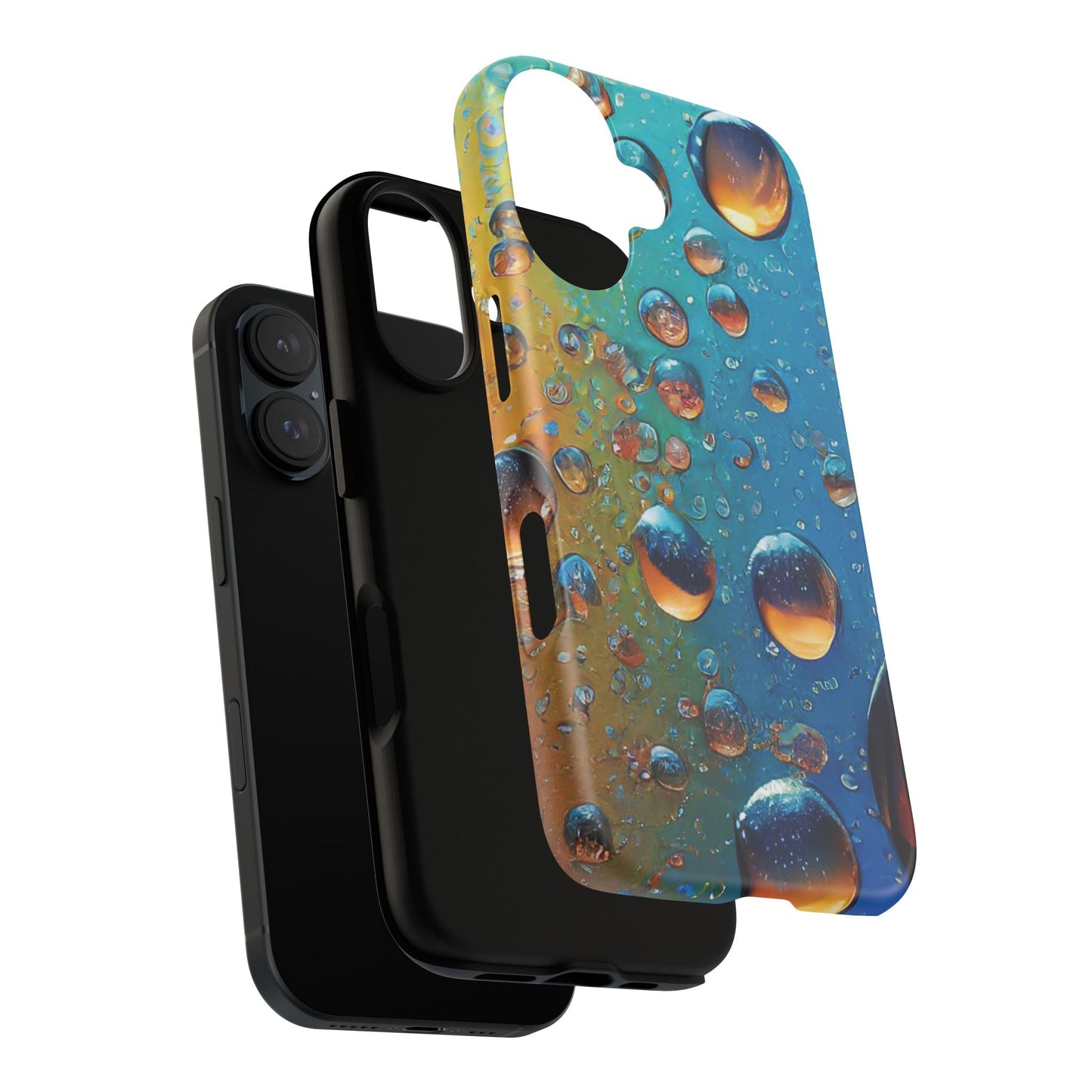 Colorful Water Droplets Tough Phone Case