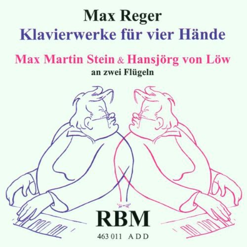 Regermax - Piano Pieces for 4 Hands Music CD