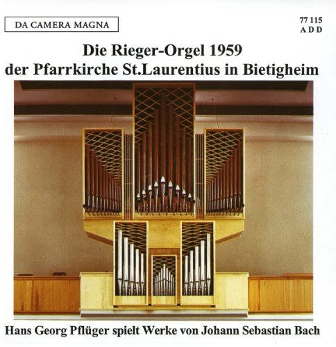 J Bach S / Fluger - Rieger-Organ 1959 Der [CD]