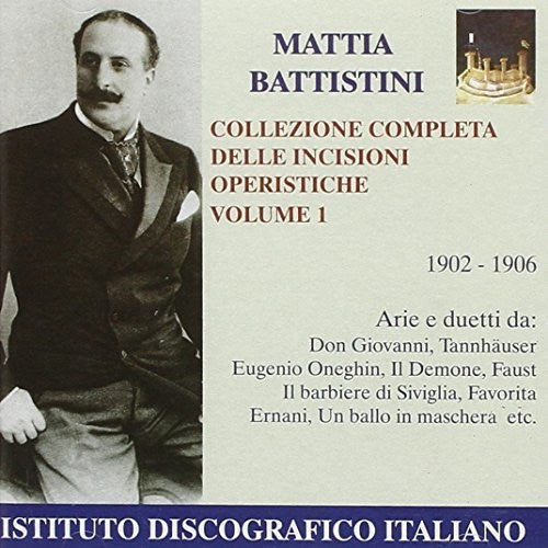 MATTIA BATTISTINI - Opera Arias Music CD