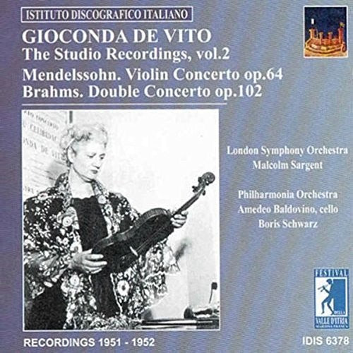 GIOCONDA DE VITO - Studio [CD]