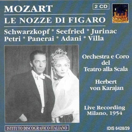 Mozart / Adani / Calabrese / Jurinac - Marriage Of Figa - Music CD