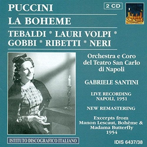Renata Tebaldi - Puccini, G.: Boheme (La) [Opera] (1954)