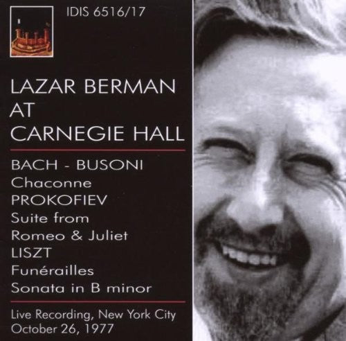 J Bach S / Busoni - Lazar Berman [CD]