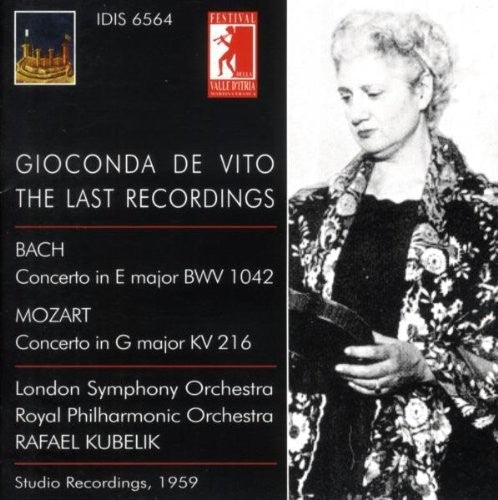 GIOCONDA DE VITO - Violin Con Music CD