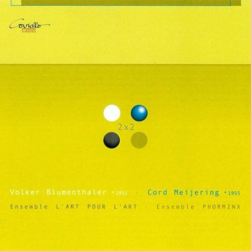 Blumenthaler / Meijering / Ens Lart Pour Lart - Glasnacht Music CD