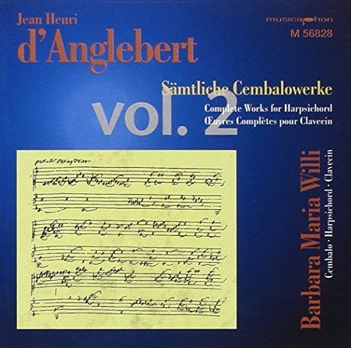Barbara Maria Willi - Complete Orig Works for Harpsichord #2 Music CD