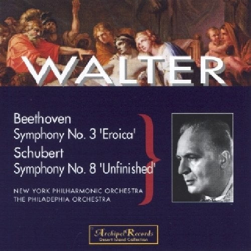 Beethoven / Walter - Sinfonie 3 Schubert 8 Music CD