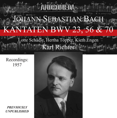 J Bach S / Richter - Kantaten BWV 23 56 & 70 Music CD